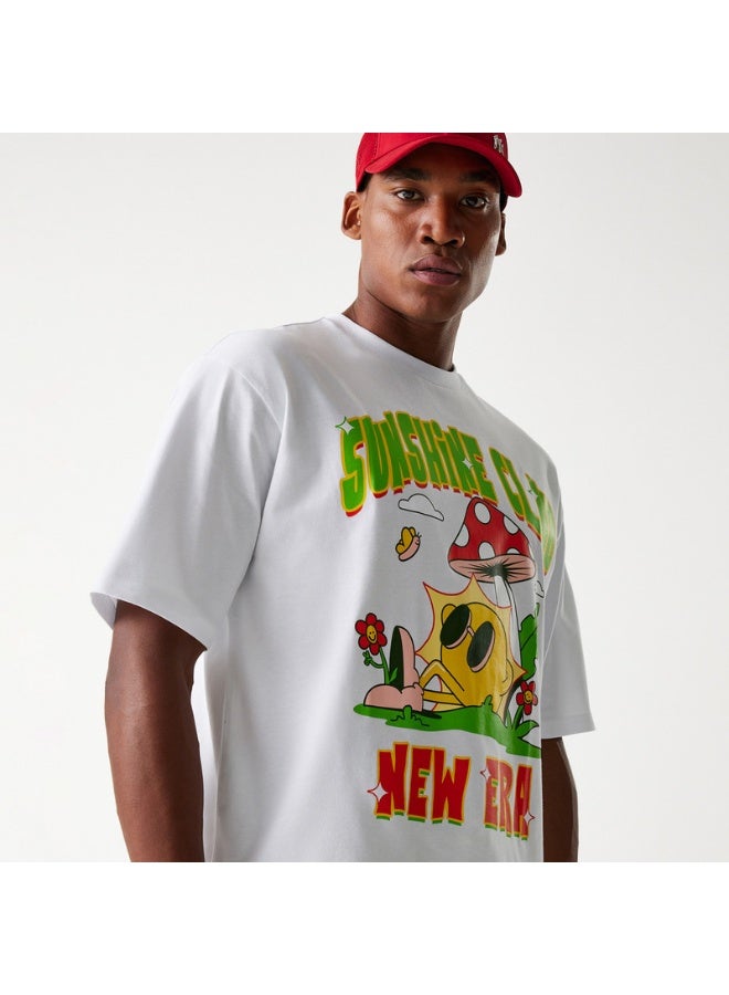 NEW ERA تي شيرت NE OUTDOOR GRPHC OS NEWERA أبيض - Image 2