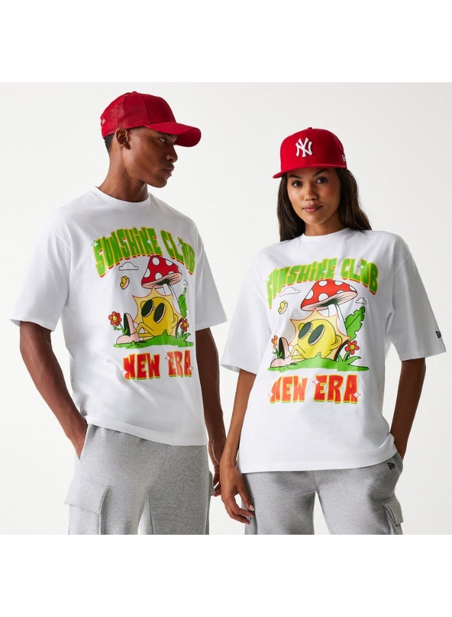 NEW ERA تي شيرت NE OUTDOOR GRPHC OS NEWERA أبيض - Image 3