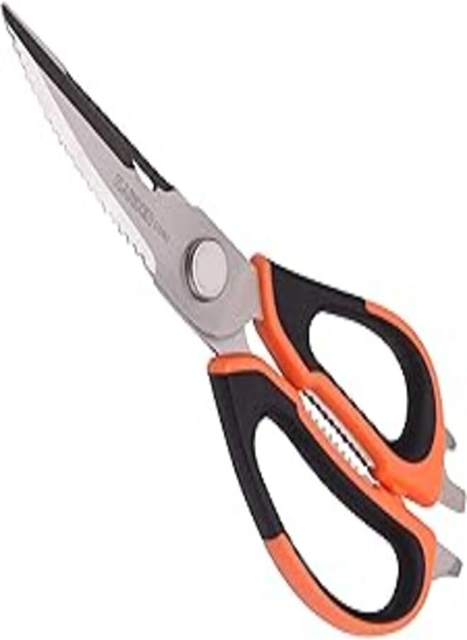 Harden Harden 220mm Stainless Steel Multi-Purpose Household and Kitchen Scissors, 3mm Thickness, Ergonomic Comfortable ABS Handle 570362 