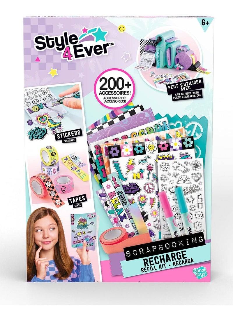 Canal Toys Style 4 Ever | Scrapbooking Kit | Creative Crafts | DIY Art Supplies | Personalized Memories  - Image 2