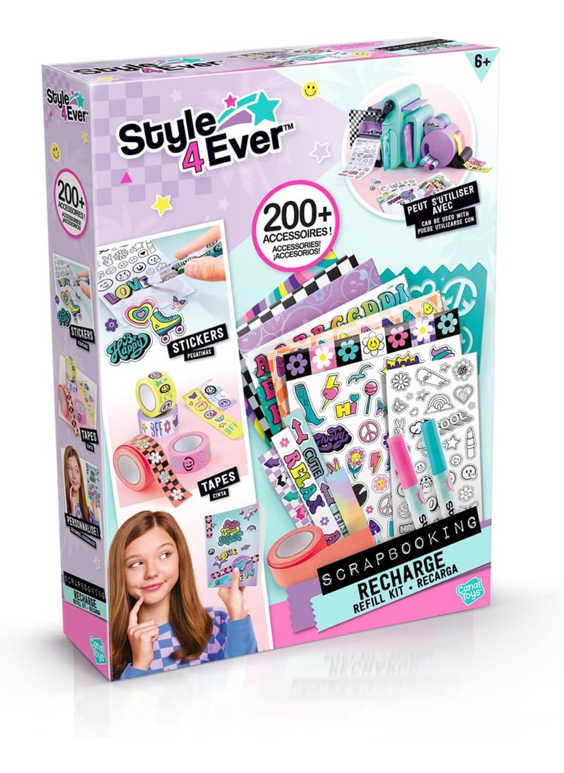 Canal Toys Style 4 Ever | Scrapbooking Kit | Creative Crafts | DIY Art Supplies | Personalized Memories  - Image 3