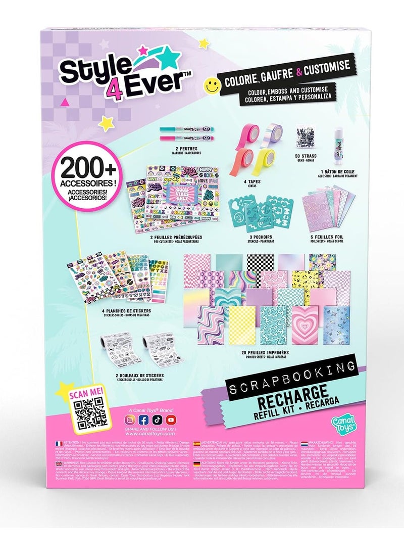 Canal Toys Style 4 Ever | Scrapbooking Kit | Creative Crafts | DIY Art Supplies | Personalized Memories  - Image 4