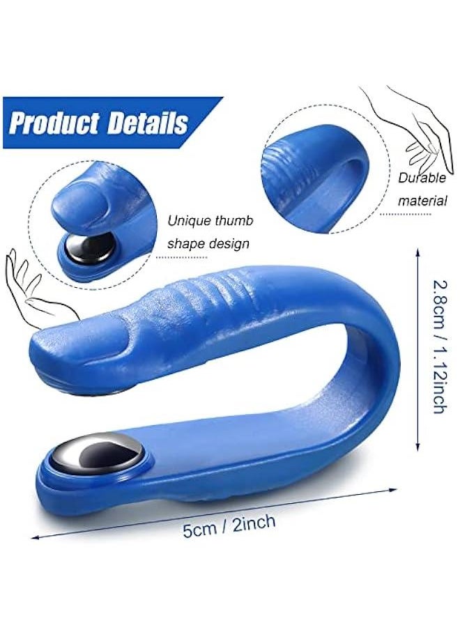 Generic 8 Pieces Acupressure Hand Clip for Migraine Relief and Relaxation in Green and Blue  - Image 2