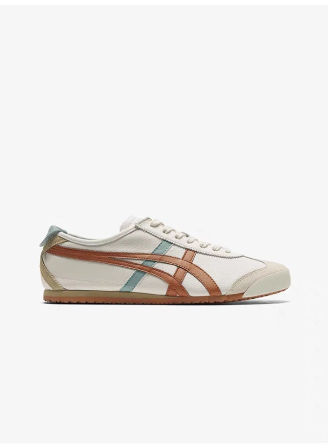Onitsuka Tiger Mexico 66 Colorblock Sneakers Beige/Orange - Image 1