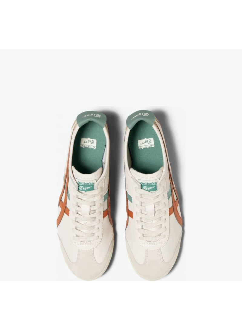 Onitsuka Tiger Mexico 66 Colorblock Sneakers Beige/Orange - Image 5
