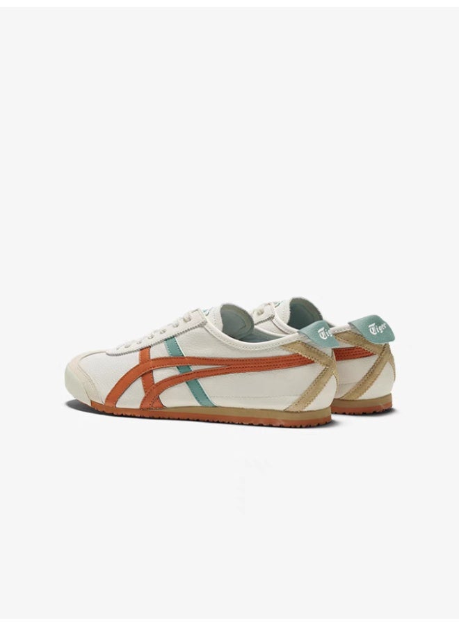 Onitsuka Tiger Mexico 66 Colorblock Sneakers Beige/Orange - Image 3