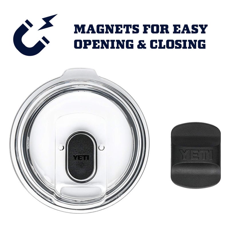 YETI Rambler 20 oz Tumbler, Stainless Steel, Vacuum Insulated with MagSlider Lid, Black - Image 5