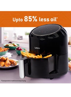 Leibonn Easy Fry Max Digital Air Fryer, 3.5L, 10in1, Uses No Oil, Air Fry, Extra Crisp, Roast, Bake, Reheat, Dehydrate, 6 Portions, Non-Stick, Dishwasher Safe Baskets  - Image 5