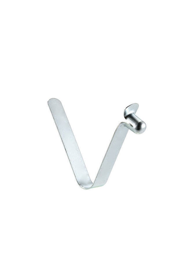 Generic - 6pcs Kayak Paddle Spring Clips Tent Pole Clips Push Button Spring Snap Clip Locking Tube Pin 6.3mm single pin buttons - Image 1