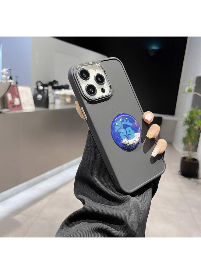 Zaboon Case For iPhone 13 Pro Electroplated Lens Ring Dice Phone Case - Image 2