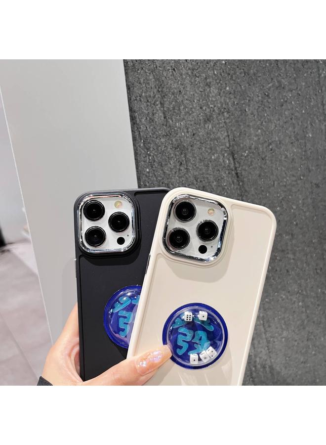 Zaboon Case For iPhone 13 Pro Electroplated Lens Ring Dice Phone Case - Image 4