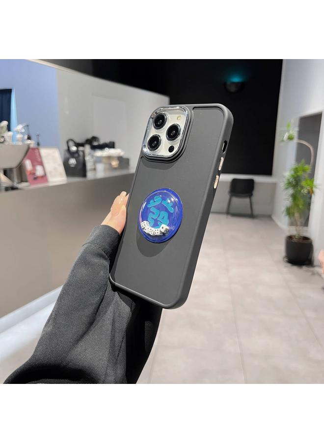 Zaboon Case For iPhone 13 Pro Electroplated Lens Ring Dice Phone Case - Image 3