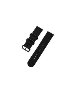 Generic Nylon Strap 20MM Blue Fits With Amazfit Bip U Pro / Bip / Bip Lite / Bip S / Bip S Lite / Bip U Band Wrist Strap Black  - Image 4