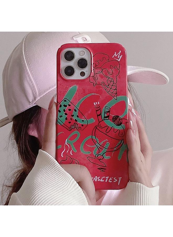 زبون جراب لهاتف iPhone 13 Pro Max بنمط مرسوم عليه رسومات - Image 3