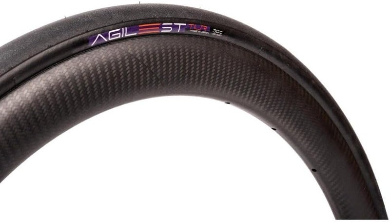 Panaracer إطار دراجة الطريق القابل للطي باناريسر أجيلست TLR - إطار أداء جاهز بدون أنبوب للسرعة والراحة - حجم 700 x 28C، أسود/كهرماني - Image 3