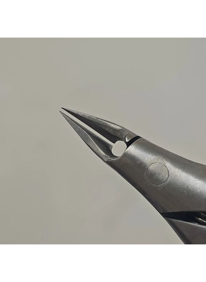 White Oblique Edged Eagle Beak Pliers Stainless Steel Toe Nail Clipper Precision Sharp Blades Ergonomic Design - Image 1