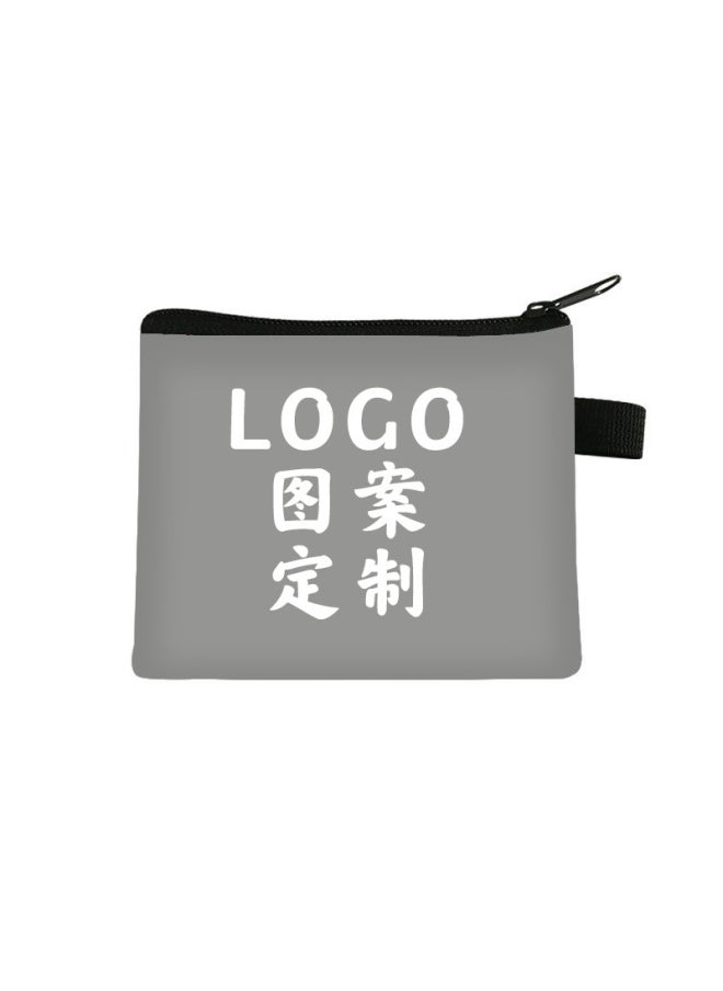 Generic Custom Polyester Coin Purse Student Key Canvas Card Holder Color Business Activity Storage Bag Wholesale-Color:7  - Image 1