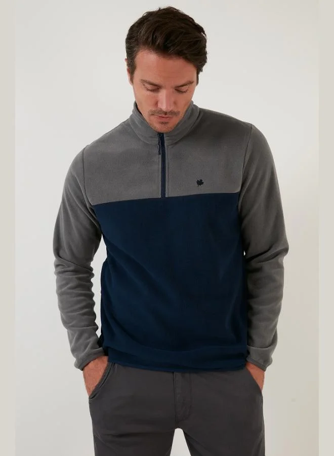 Buratti  Buratti Regular Fit Anti-Pilling Non-Pilling Standing Collar Winter Raised Polar Fleece Men's POLAR 5906016 for Men | Best Price UAE