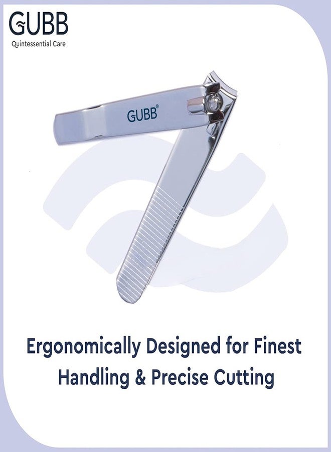 GUBB Toe Nail Clipper For Men & Women | Stainless Steel Nail Cutter Pack of 2 - Image 1
