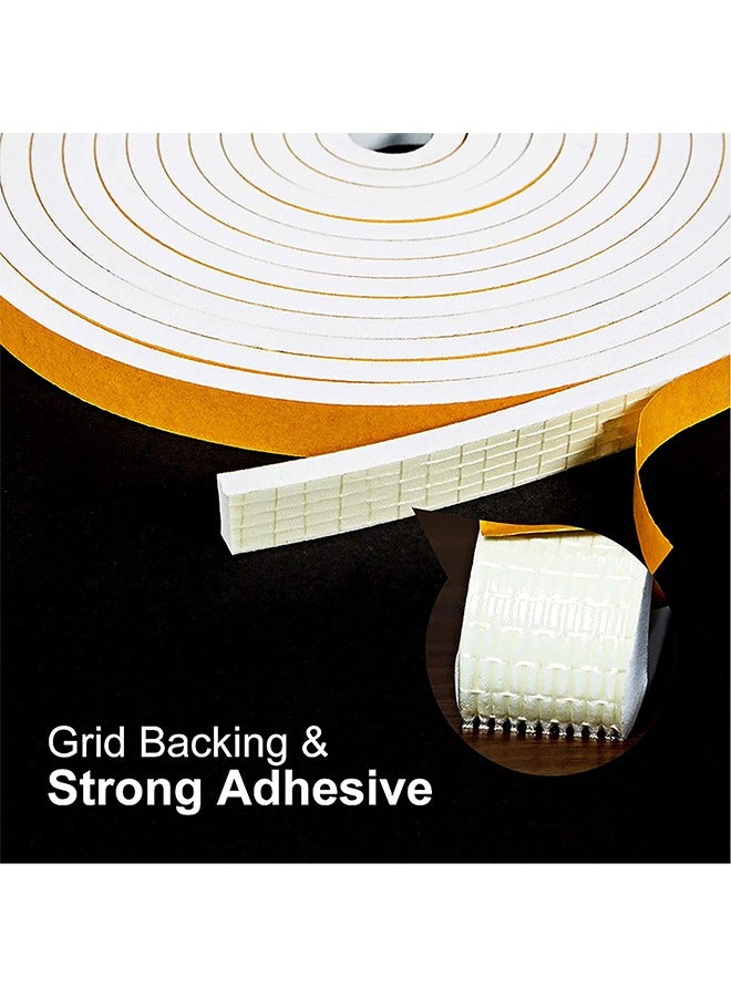 Strong Adhesive Weather Stripping, Seal Foam Tape, Self-adhesive Foam Strips for Doors and Windows with Single-sided Adhesive Foam - Image 4
