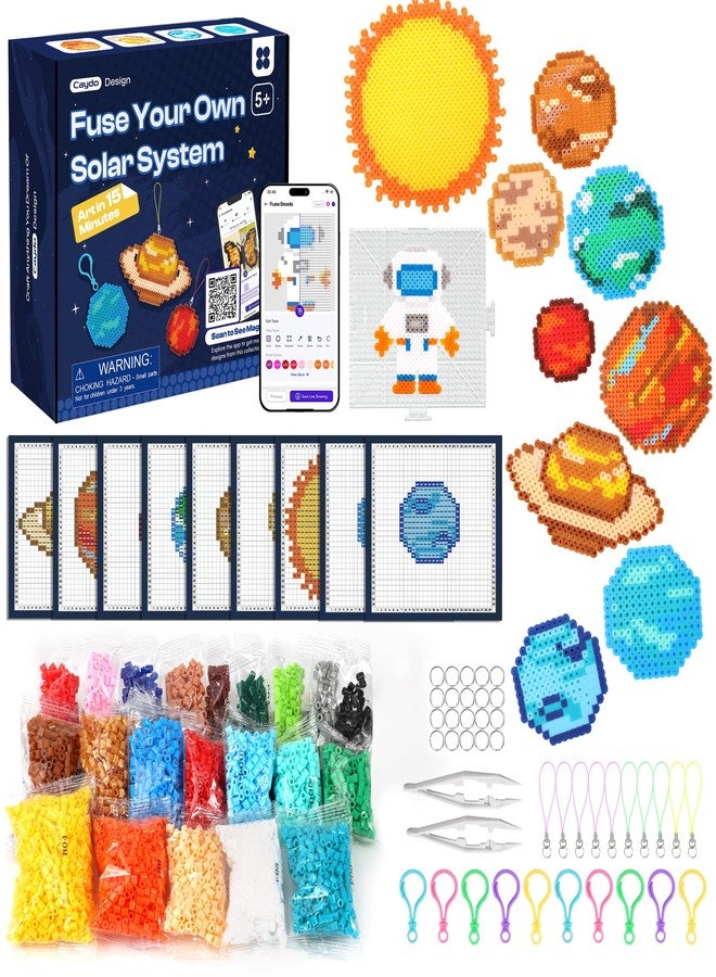 كايدو مجموعة خرزات النظام الشمسي من كايدو، ألعاب علوم الفضاء STEM، هدية للأطفال - Image 1