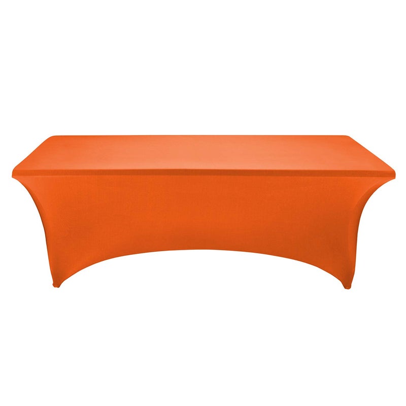 Lzy Spandex Fitted Stretch Table Cover For 6 Ft Or 4Ft Or 8Ft Folding Table  Rectangular Cocktail Tablecloth  Perfect For Party Or Banquet - Image 2