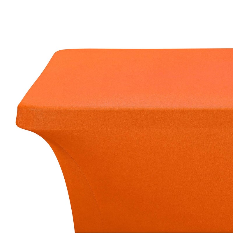 Lzy Spandex Fitted Stretch Table Cover For 6 Ft Or 4Ft Or 8Ft Folding Table  Rectangular Cocktail Tablecloth  Perfect For Party Or Banquet - Image 4