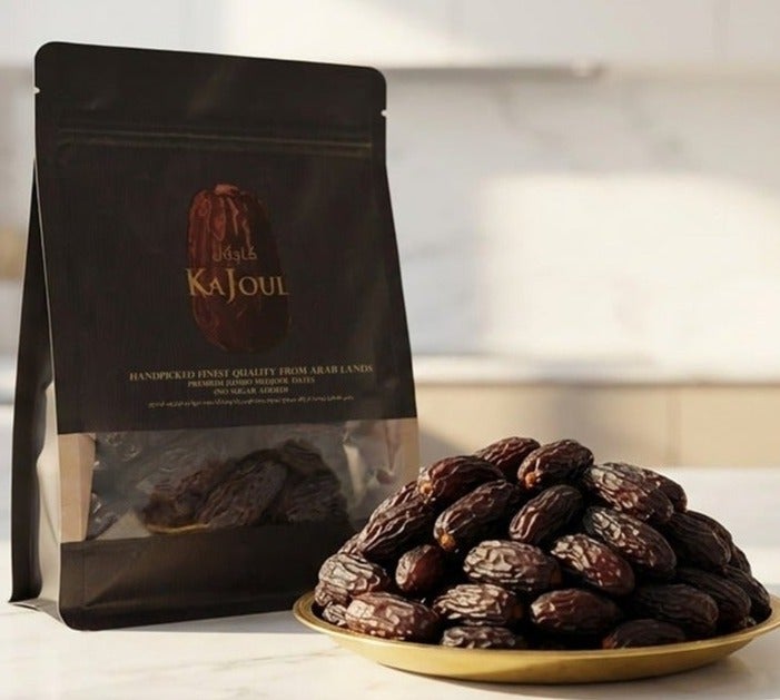 Kajoul Premium Medjool Dates – Jumbo Size, Soft, Natural & Finest Quality - Image 1