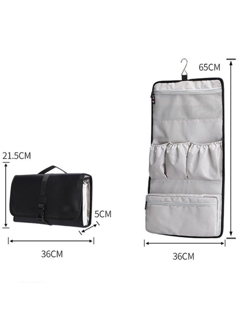 حقيبة تنظيم ملحقات Dyson Airwrap - حامل تخزين متعدد الجيوب مع خطاف تعليق | لبراميل Dyson Airwrap وأدوات التصفيف والفرش وملحقات المجفف | منظِّم سفر مقاوم للغبار ومتين - Image 3