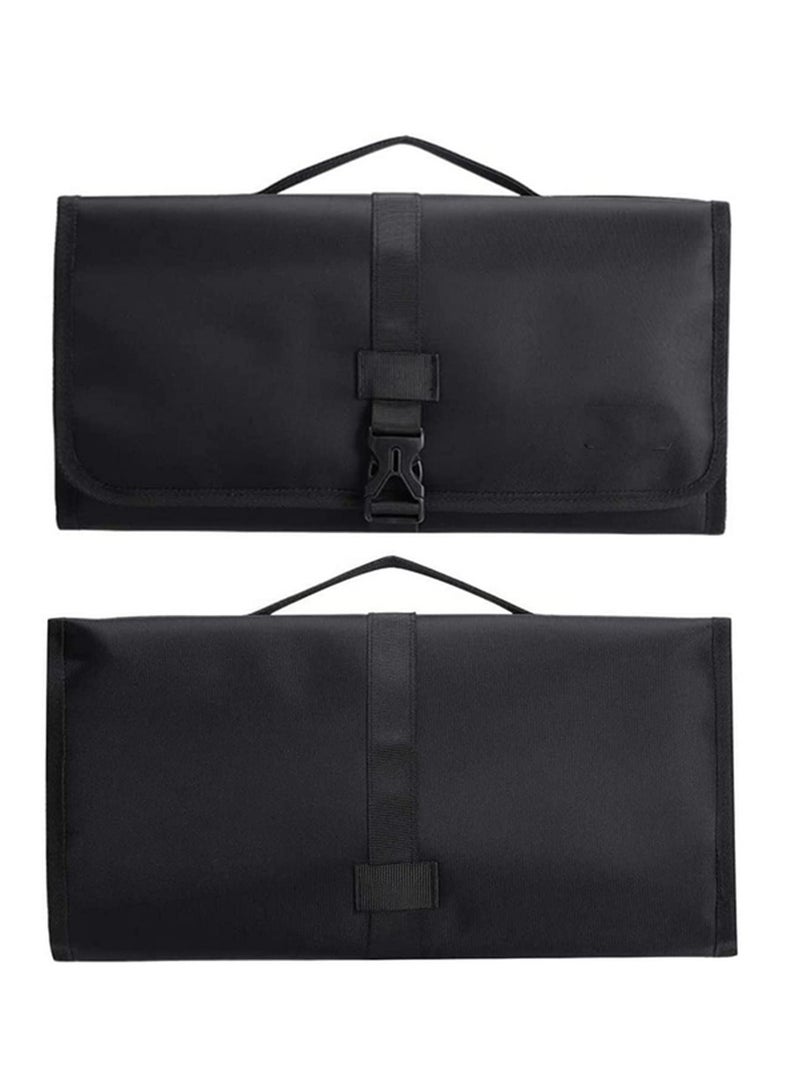 حقيبة تنظيم ملحقات Dyson Airwrap - حامل تخزين متعدد الجيوب مع خطاف تعليق | لبراميل Dyson Airwrap وأدوات التصفيف والفرش وملحقات المجفف | منظِّم سفر مقاوم للغبار ومتين - Image 5