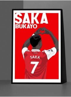Bukayo Saka Poster - Goal - Arsenal Football Club - Gunners Football Poster