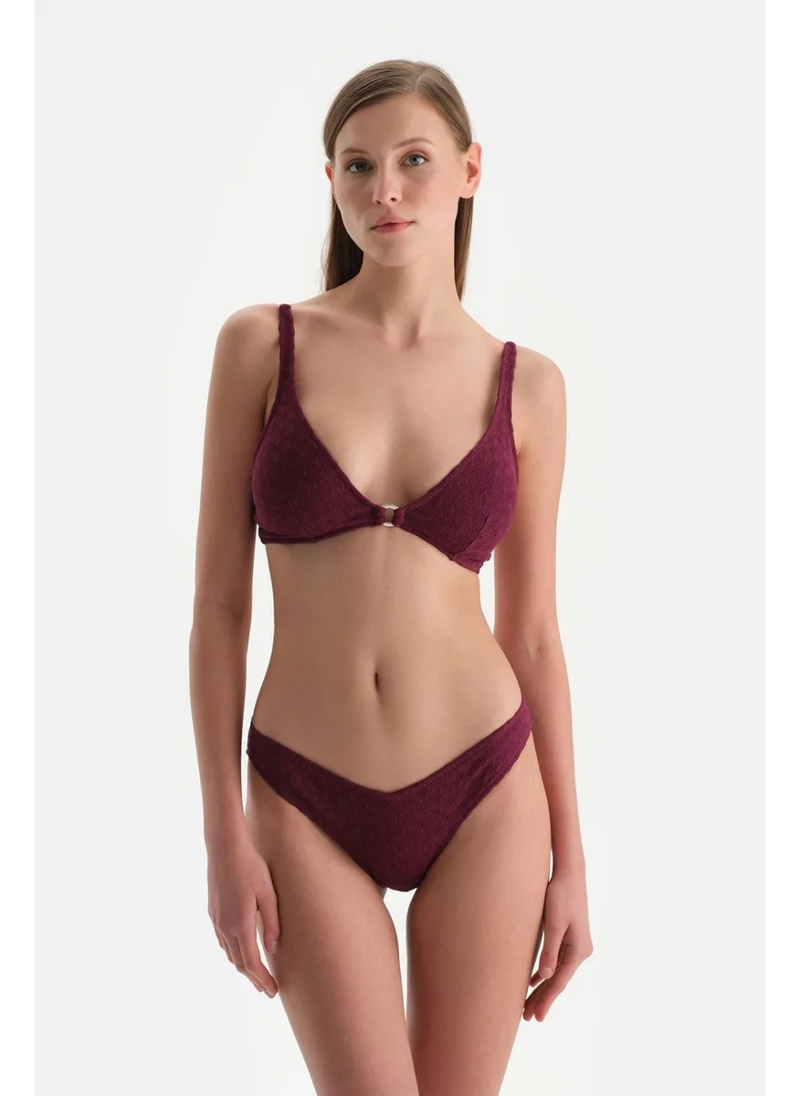 داجي Claret Red Brazilian Bikini Bottom