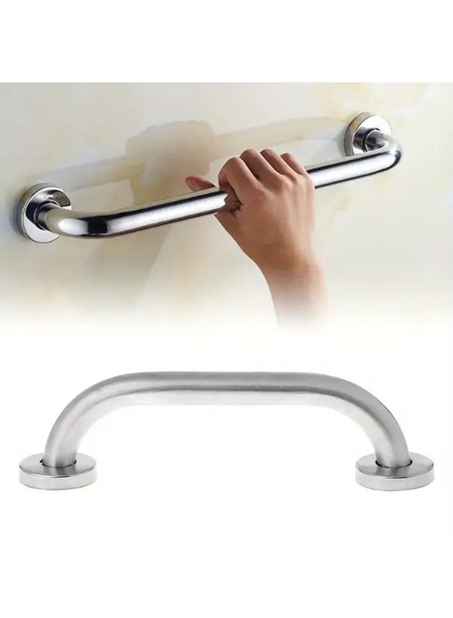 Stainless Steel Bathroom Safety Handrail 19x200mm Non Slip Grip For Elderly Accessible Toilet - Image 5