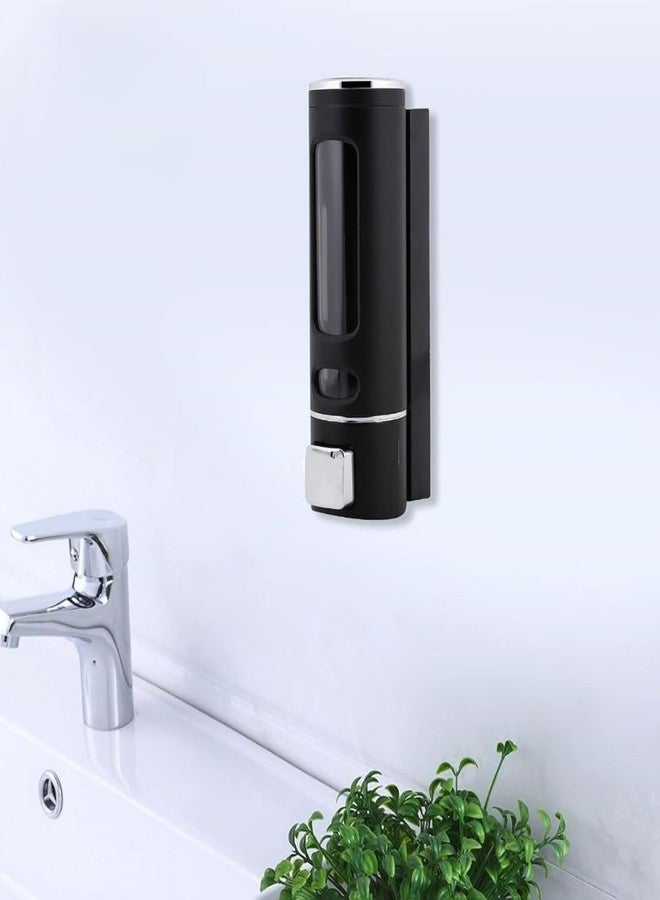 BATHONIX Black Capsule Soap Dispenser ABS Plastic Wall Maunted 400ml (Pack of 2) - Image 5