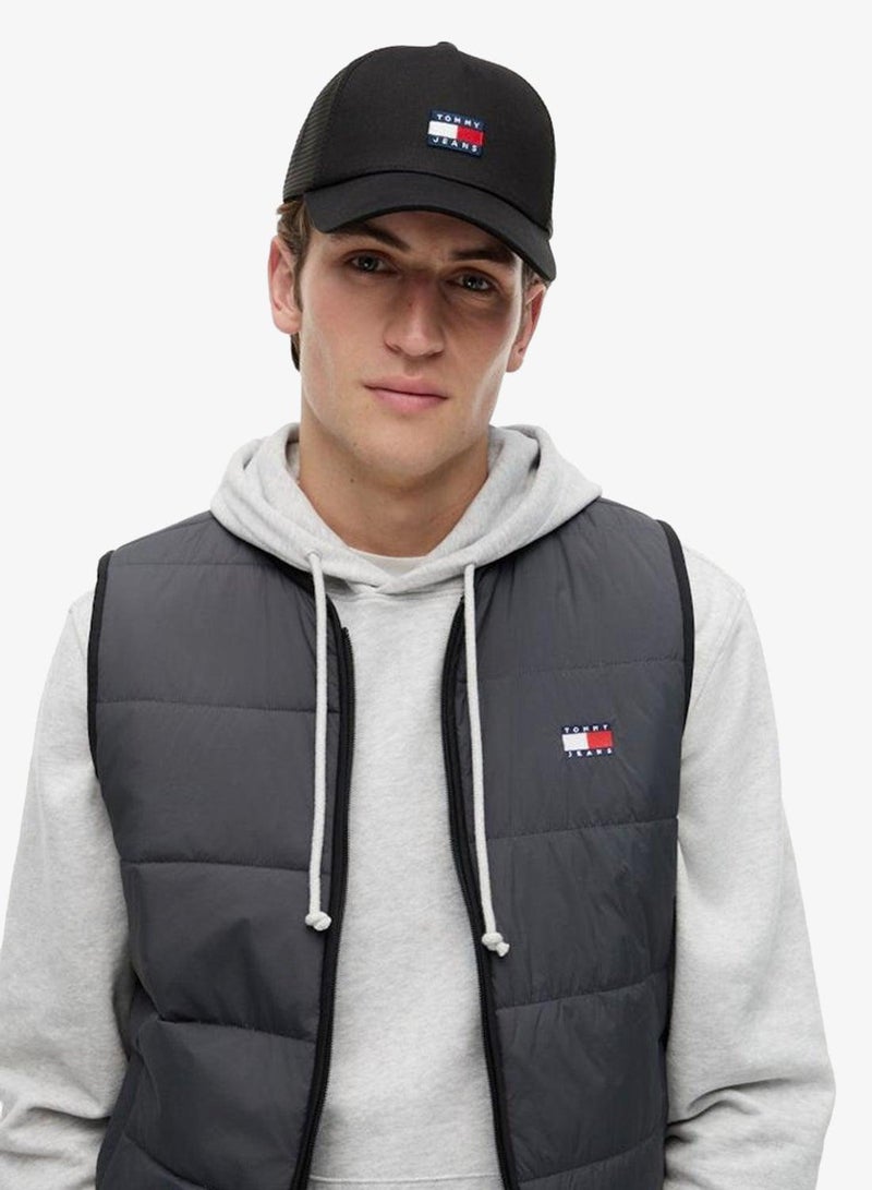TOMMY JEANS Heritage Signature Colour-Blocked Trucker Cap - Image 2