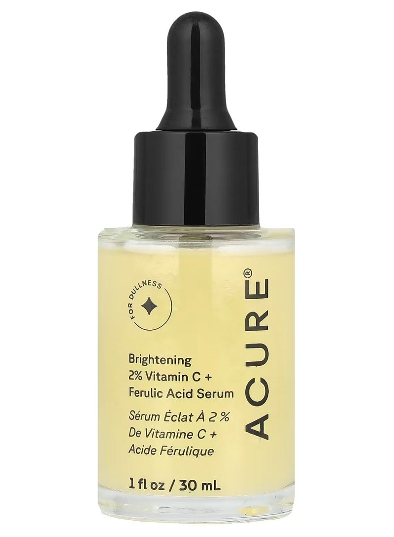 أكيور سيروم ACURE لتفتيح البشرة بفيتامين C بنسبة 2% وحمض الفيروليك، 30 مل (1 أونصة سائلة) - Image 1