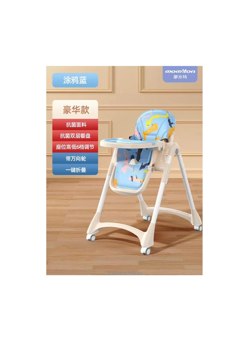 umbrella - High quality multi-level children's high chair from Umbrella - Light Blue - Image 1