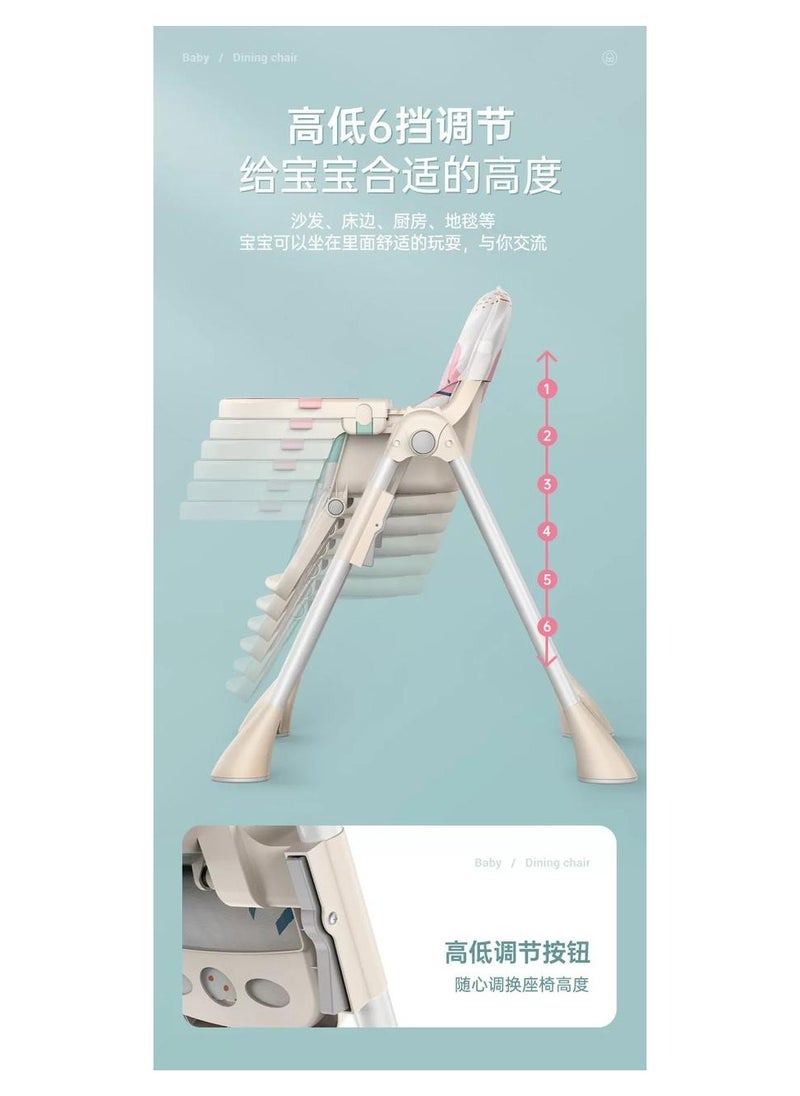umbrella - High quality multi-level children's high chair from Umbrella - Light Blue - Image 1