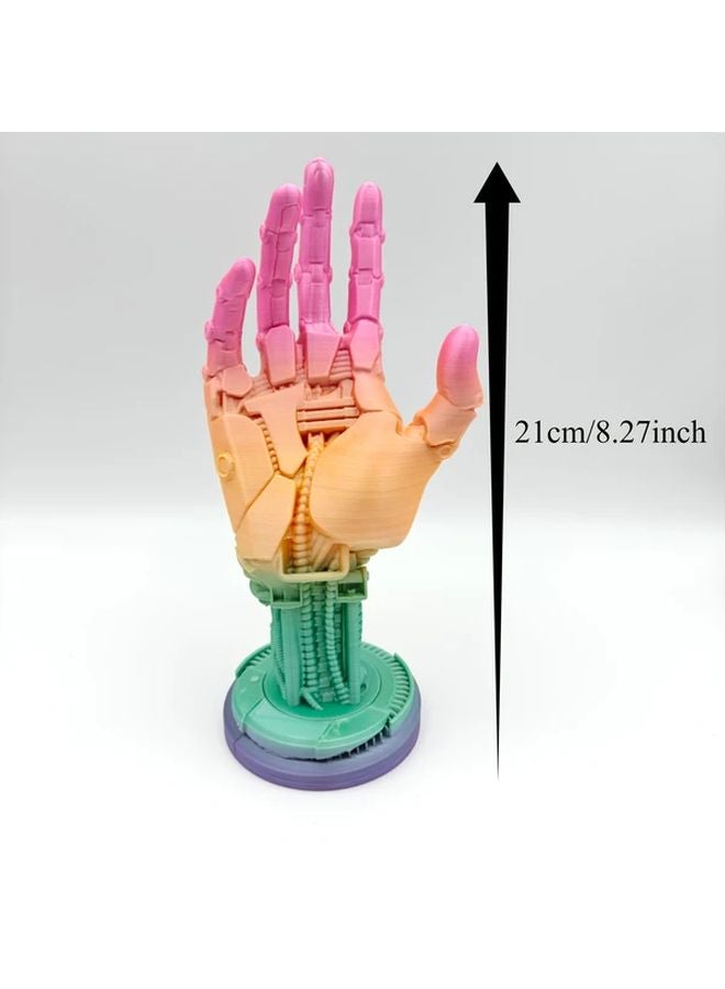 3D Printed Game Controller Holder Cyberpunk Style Desktop Organizer Red Blue Green - Image 4