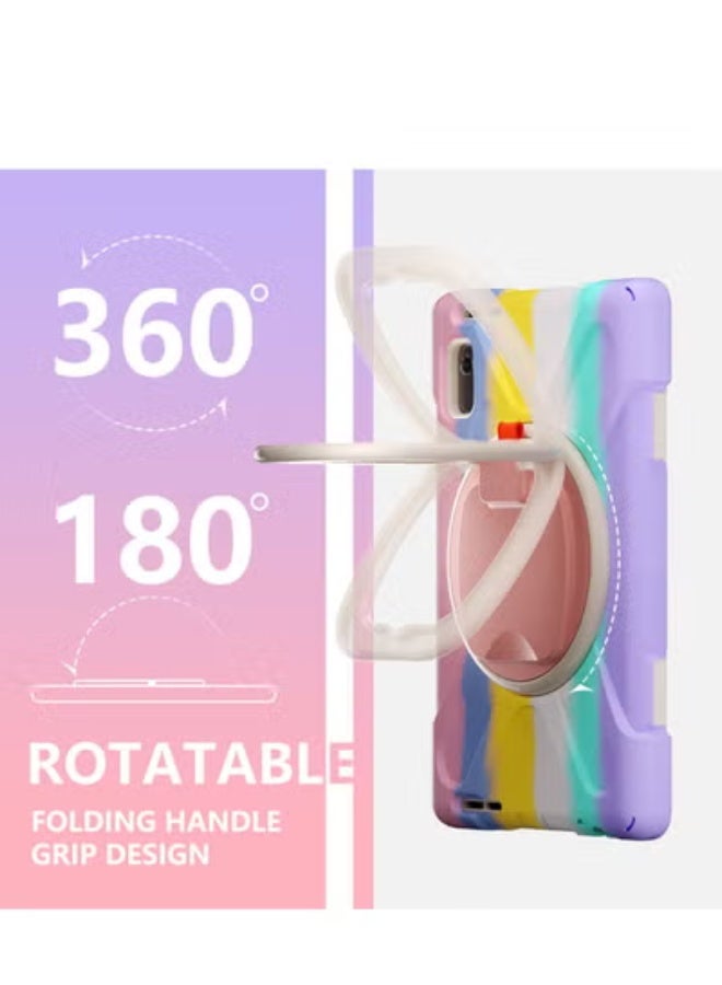 GULFLINK Back Cover Protect Case for Lenovo M9 TB-310FU 2023 Colorful Pink - Image 3