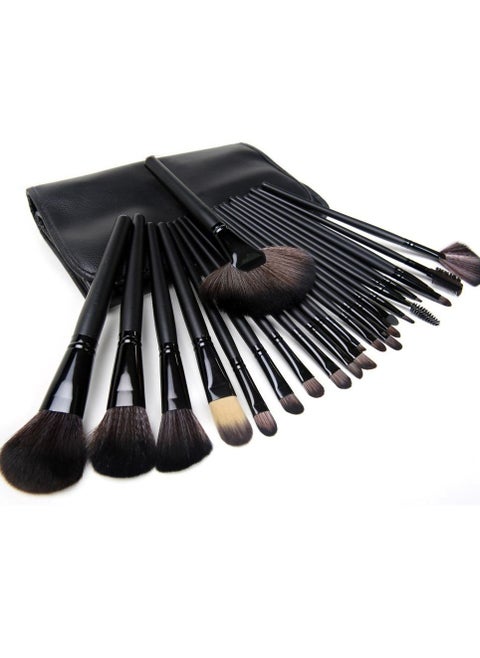Makeup Brush Set 24pcs Wood Handle Essential