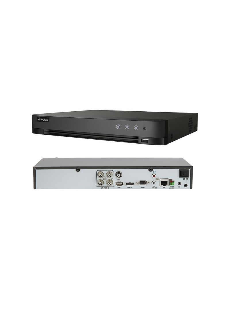 هيك فيجن جهاز DVR iDS-7204HQHI-M1/XT 4CH 5MP Lite AcuSense، H.265 Pro+، التعلم العميق، التعرف على الوجه - Image 3
