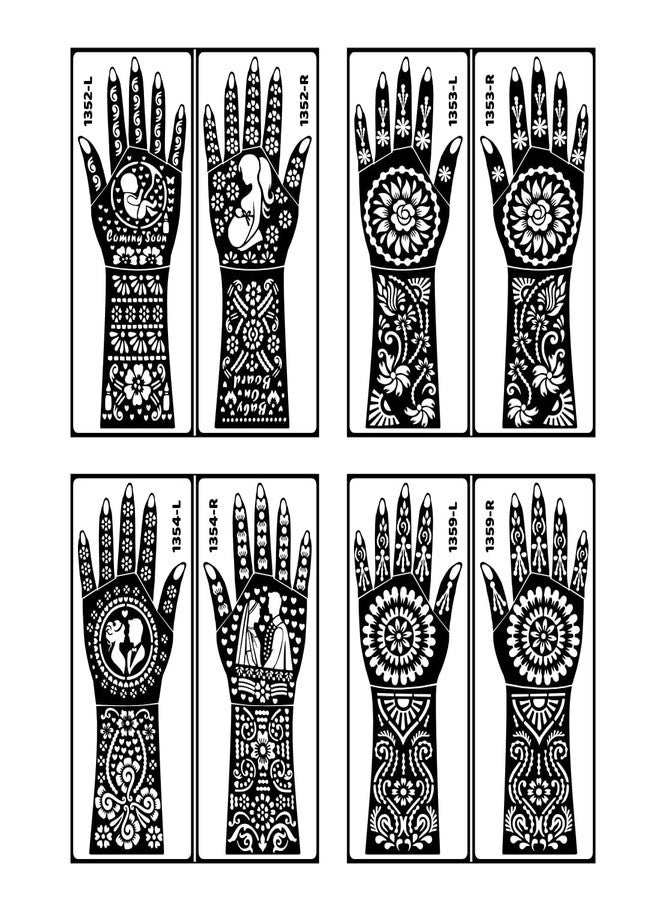 ORDERSHOCK Coming Soon With Smooth & Clean Mehndi Stencil Sticker Combo For Pregnant Women & Every Occasion - Image 1