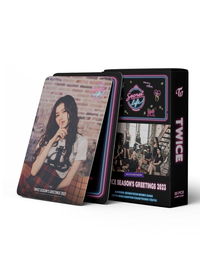 SKYLO 55-Piece Twice Season's Greetings 2023 Hd Lomo Card - Image 3