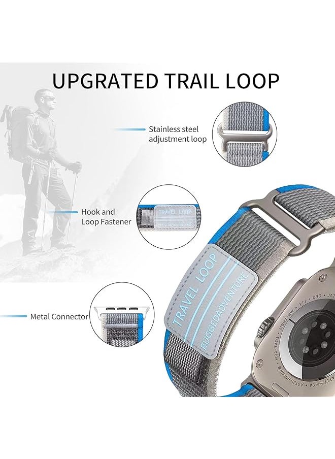 erorex - Trail Loop For Watch Band 49Mm 45Mm 44Mm 42Mm Iwatch Bands Women Men Sport Strap Nylon Bracelet Wristband For Watch Ultra Ultra 2 Series 9 8 7 6 5 4 3 2 1 Se - Image 1