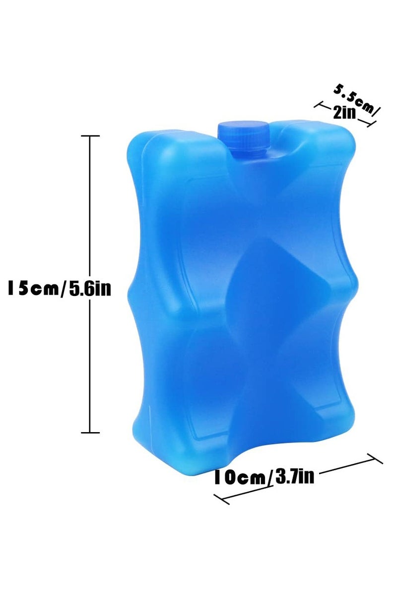 بيبي لاند عبوة من 3 أكياس ثلج لحليب الأم، أكياس ثلج للزجاجات لتخزين حليب الأم والرضاعة الطبيعية للأم العاملة، كيس ثلج لعلبة الغداء، شكل محيطي يناسب زجاجات حليب الأم ويحافظ على حليب الأم طازجًا - Image 2