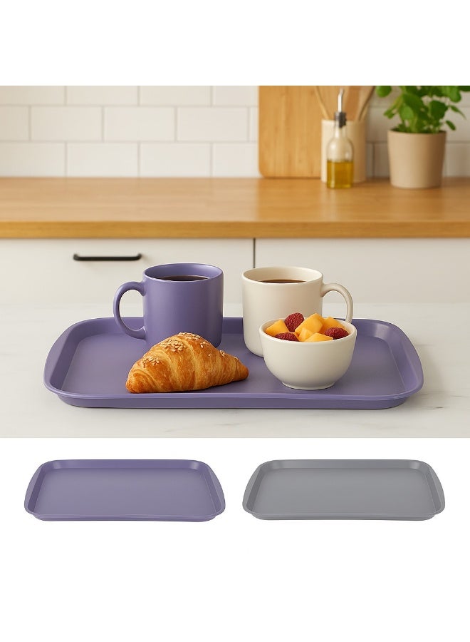 Multi-colored plastic serving tray, code 612 - Image 3