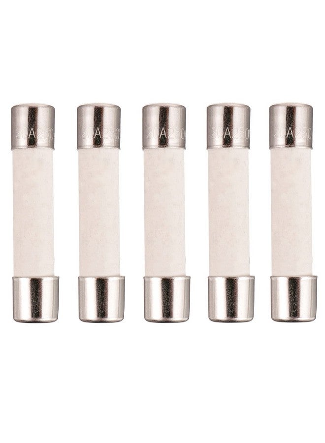 BOJACK فيوز ميكروويف BOJACK 20 أمبير فيوز سيراميك 20 أمبير 250 فولت بطيء الانفجار متوافق وبديل عالمي لـ WB27X10388 وميكروويفات أخرى - Image 1