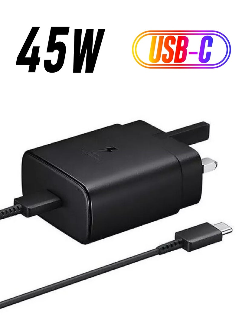 general شاحن USB C بقوة 45 وات شاحن USB C بقوة 45 وات، محول سفر متوافق مع Samsung في المملكة المتحدة - Image 1