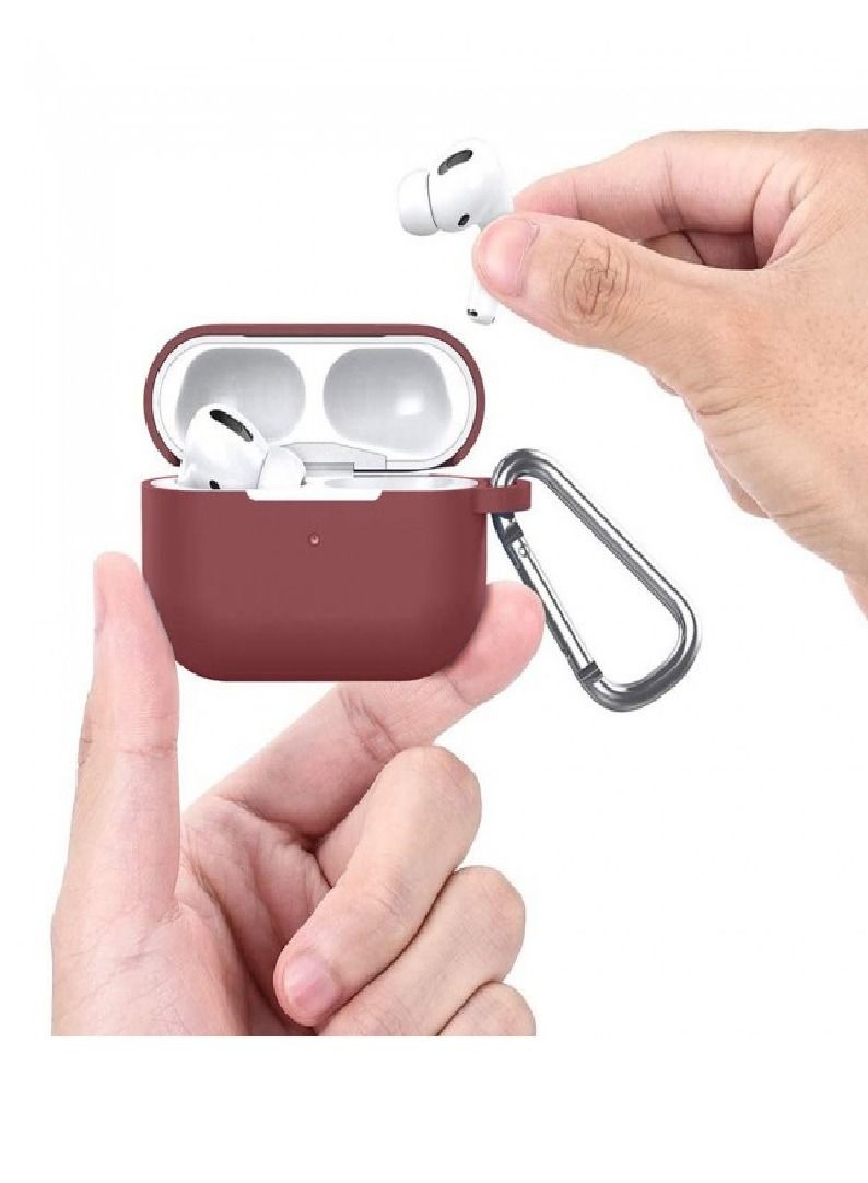CATANES Airpods Pro Silicone Case with Carabiner - Image 1